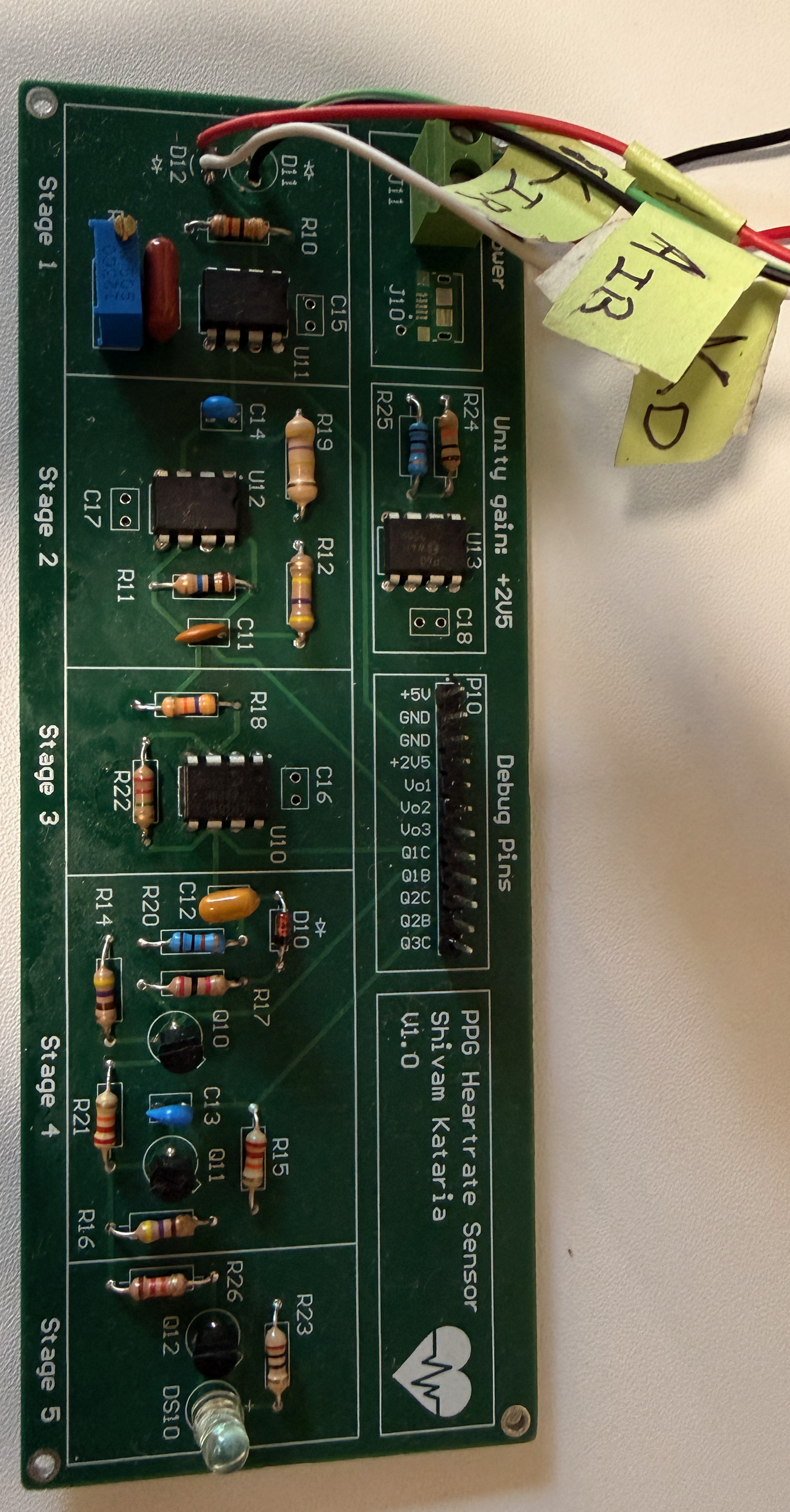 Assembled PCB photo