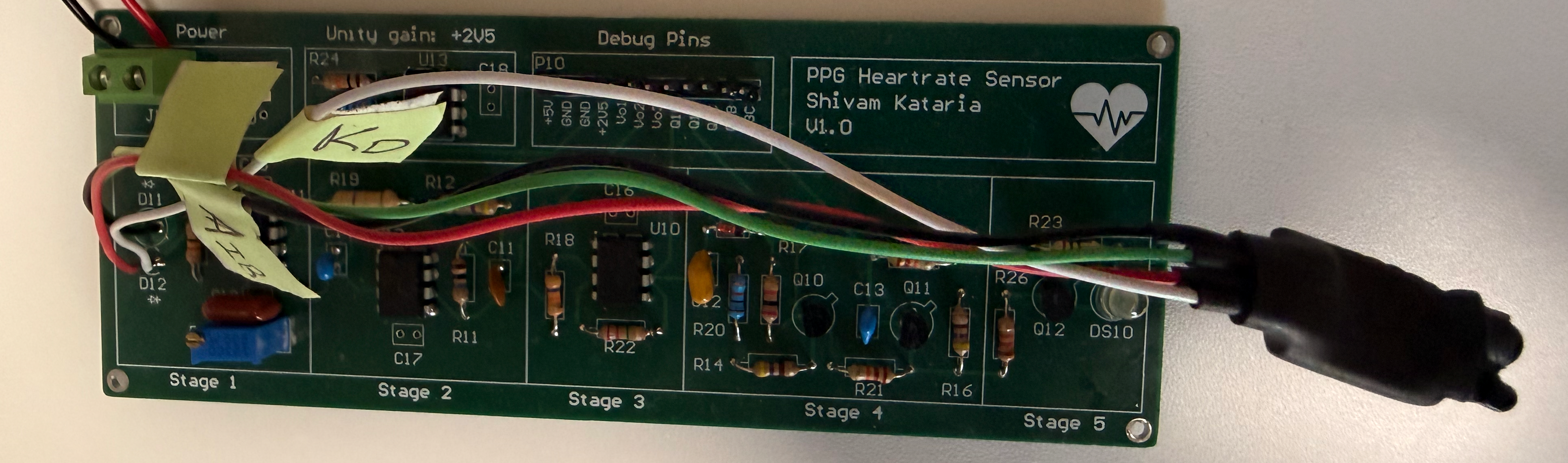 Assembled PCB photo
